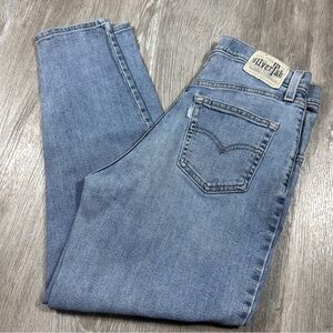 Levis SilverTab Mom Jeans Women's 38 x 27 High Rise, Tapered Leg, Retro Skater